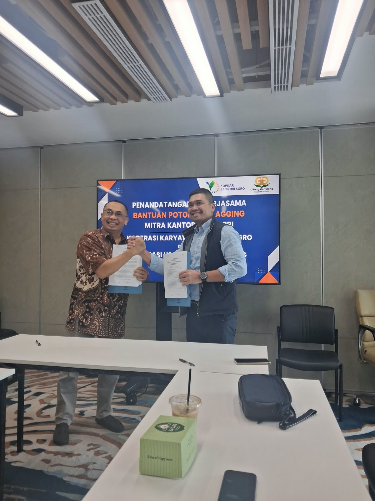 Penandatanganan Perjanjian Kerja Sama dengan Koperasi Karyawan Bank BRI Agro